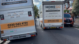 HomeGo Removals Reading branded Maxi-mover van which is bigger and wider than luton van HomeGo Removals Reading branded Maxi-mover van which is bigger and wider than luton van